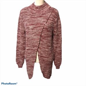 ASOS mock neck overlapping sweater